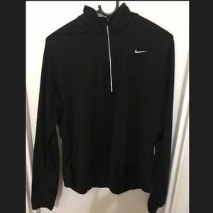 NIKE DRI FIT HALF ZIP RUNNING TOP